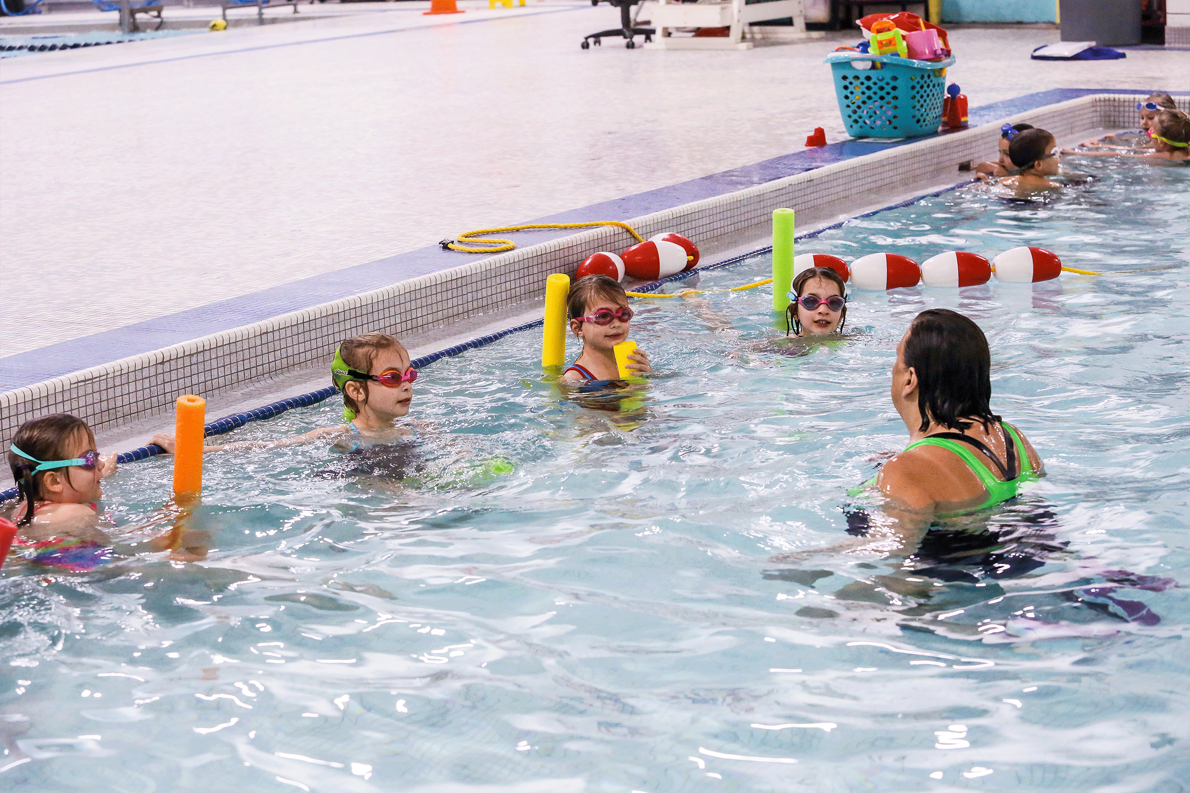 Swim Lessons teach safety around water Countryside YMCA